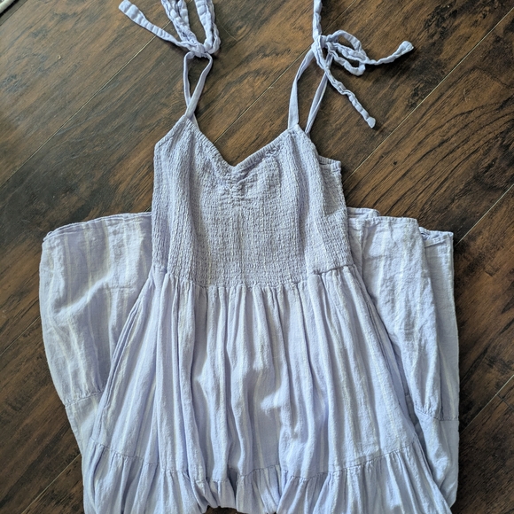 Madewell Light Purple Tiered Maxi Dress - Picture 4 of 6